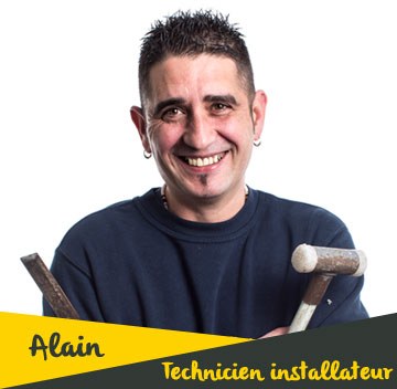 Alain, Technicien installateur au Store Niortais